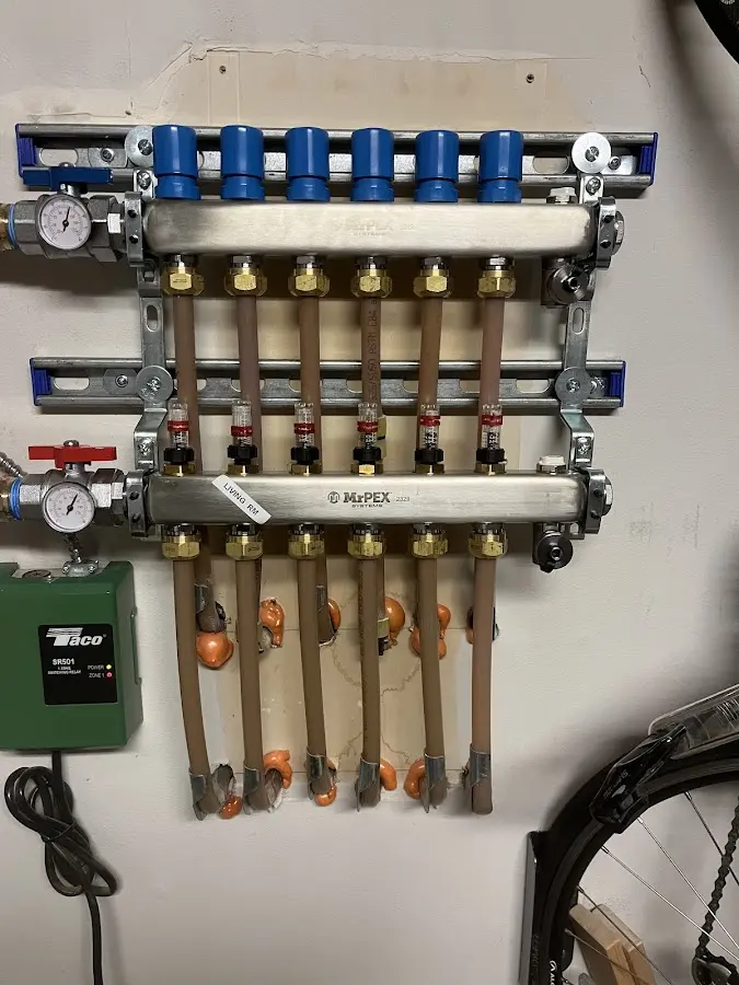 Plumber performing Leak Detection at a residential property in Warren